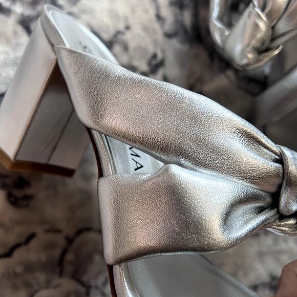 Stuart Weitzman Playa 75 knot block sandal Sz 40/9.5B - Picture 4 of 10